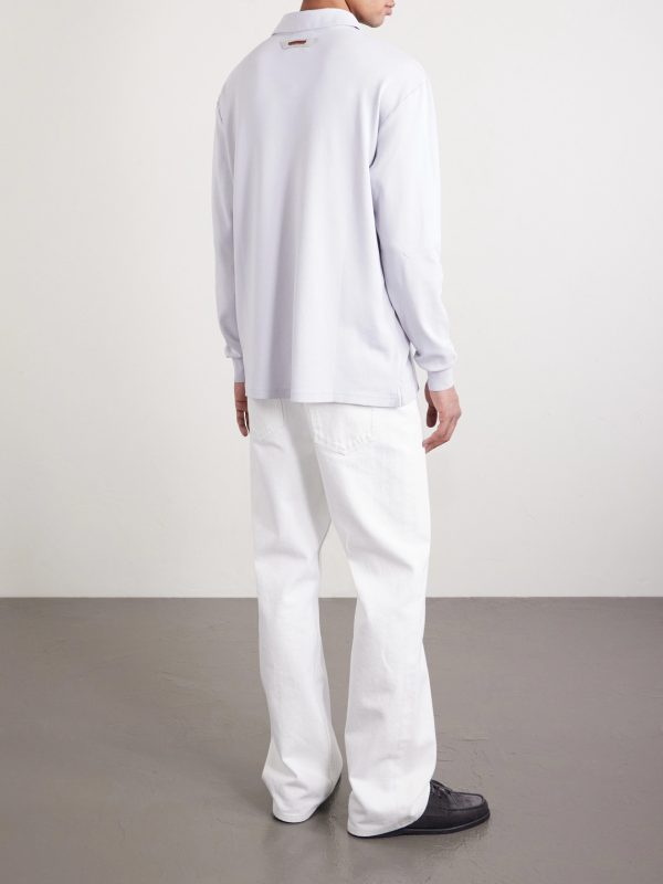 Supima Cotton-Jersey Polo Shirt - BK Supima Cotton-Jersey Polo Shirt - BK