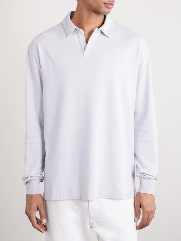Supima Cotton-Jersey Polo Shirt - FR Supima Cotton-Jersey Polo Shirt - FR