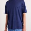 Runner Logo-Print Merino Wool T-Shirt - FR