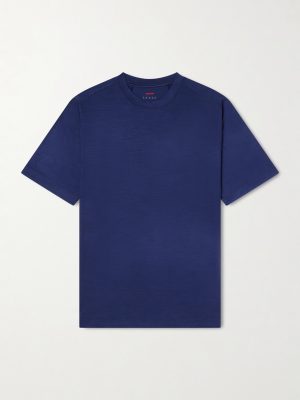 Runner Logo-Print Merino Wool T-Shirt Runner Logo-Print Merino Wool T-Shirt