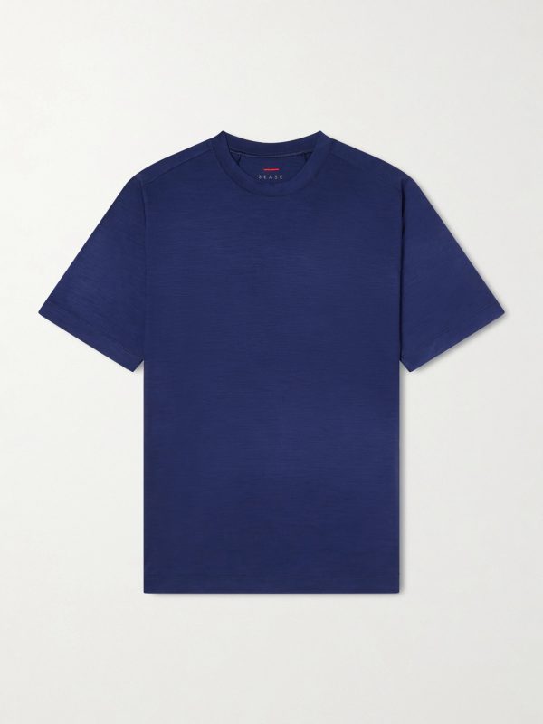 Runner Logo-Print Merino Wool T-Shirt