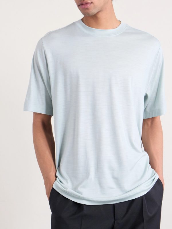 Runner Logo-Print Merino Wool T-Shirt - FR Runner Logo-Print Merino Wool T-Shirt - FR