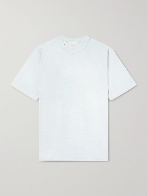 Runner Logo-Print Merino Wool T-Shirt Runner Logo-Print Merino Wool T-Shirt