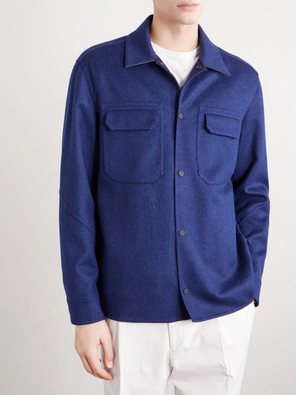 Wool-Blend Overshirt - FR