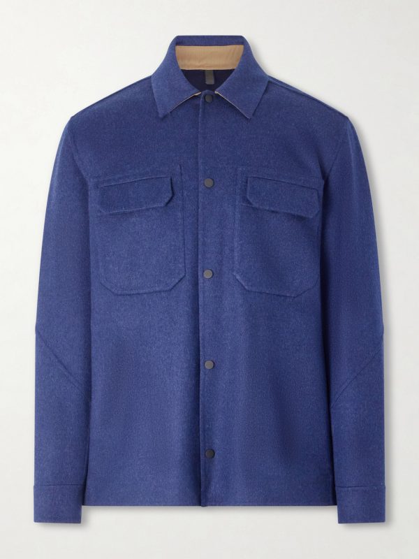 Wool-Blend Overshirt