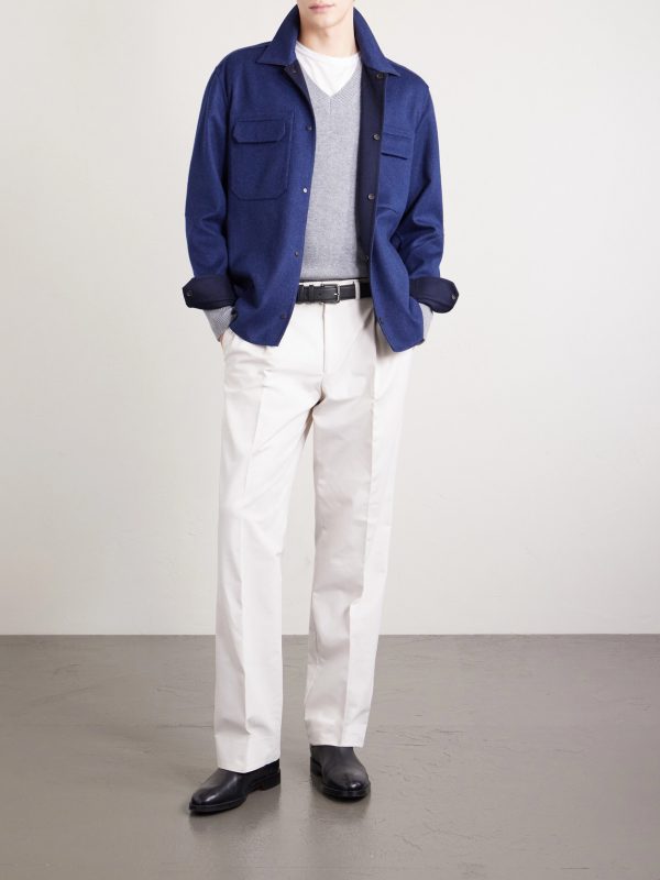 Wool-Blend Overshirt - OU
