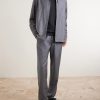Summer Mindset Straight-Leg Virgin Wool Drawstring Trousers - OU
