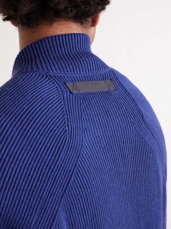 Suede and Ribbed Cotton and Cashmere-Blend Bomber Jacket - CU