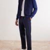 Suede and Ribbed Cotton and Cashmere-Blend Bomber Jacket - OU
