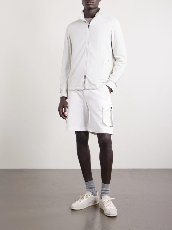 Straight-Leg Cotton-Twill Shorts - OU Straight-Leg Cotton-Twill Shorts - OU