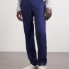 Summer Mindset Straight-Leg Linen and Cotton-Blend Drawstring Trousers - FR Summer Mindset Straight-Leg Linen and Cotton-Blend Drawstring Trousers - FR