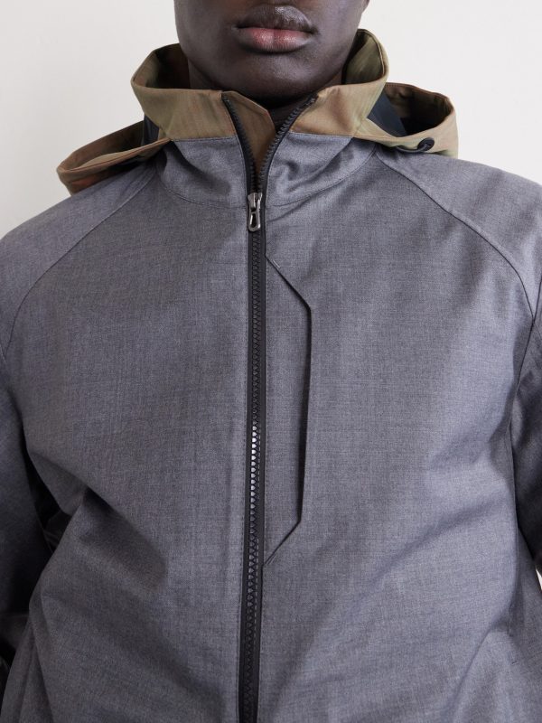 Summer Balma Virgin Wool Hooded Jacket - CU Summer Balma Virgin Wool Hooded Jacket - CU
