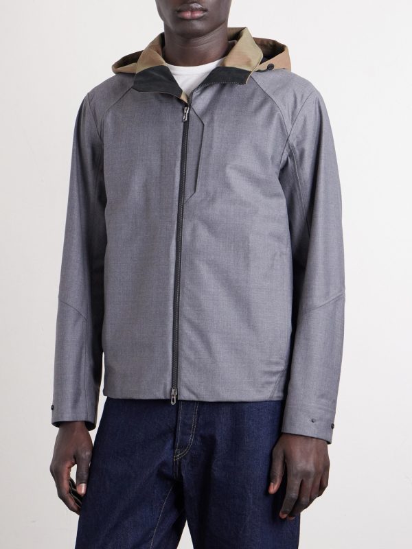 Summer Balma Virgin Wool Hooded Jacket - FR Summer Balma Virgin Wool Hooded Jacket - FR