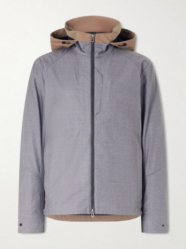 Summer Balma Virgin Wool Hooded Jacket Summer Balma Virgin Wool Hooded Jacket