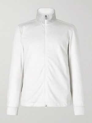 Explorer Ripstop-Trimmed Virgin Wool-Blend Sweater Explorer Ripstop-Trimmed Virgin Wool-Blend Sweater