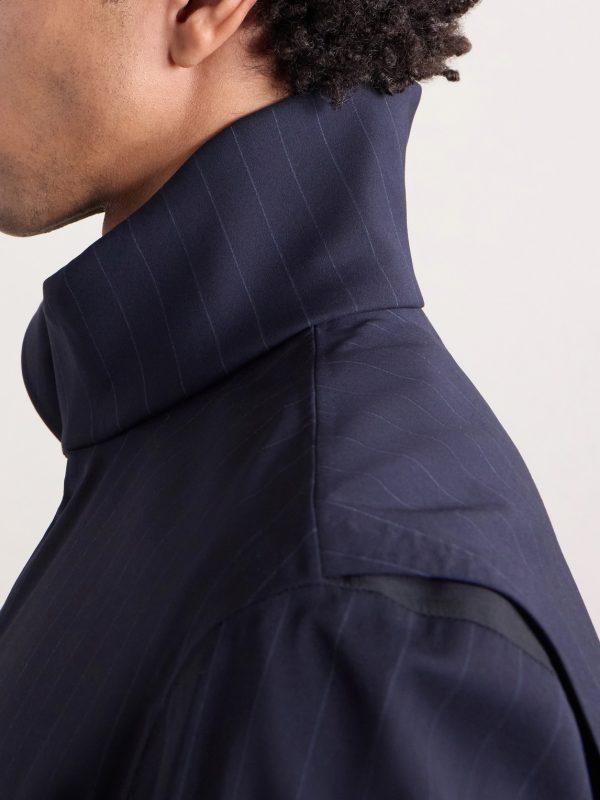 Wind Seeker Pinstriped Virgin Wool-Blend Jacket - CU
