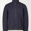 Wind Seeker Pinstriped Virgin Wool-Blend Jacket