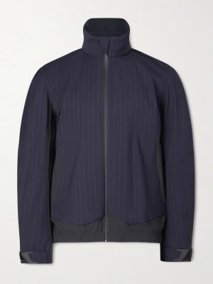 Wind Seeker Pinstriped Virgin Wool-Blend Jacket