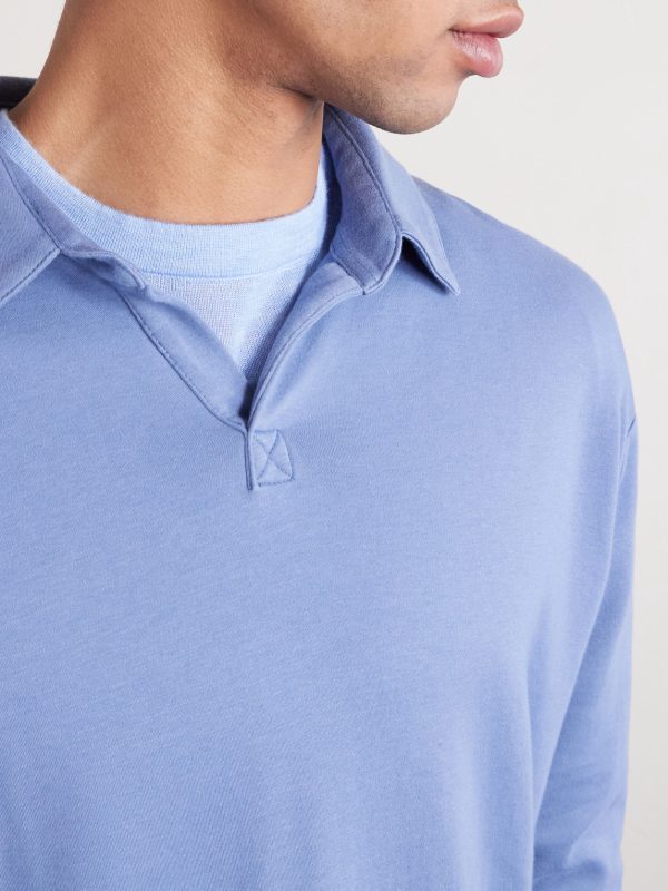 Supima Cotton-Jersey Polo Shirt - CU Supima Cotton-Jersey Polo Shirt - CU
