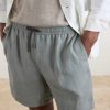 Cod-2 Straight-Leg Hemp Drawstring Shorts - CU Cod-2 Straight-Leg Hemp Drawstring Shorts - CU