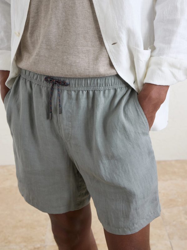 Cod-2 Straight-Leg Hemp Drawstring Shorts - CU Cod-2 Straight-Leg Hemp Drawstring Shorts - CU