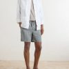 Cod-2 Straight-Leg Hemp Drawstring Shorts - OU Cod-2 Straight-Leg Hemp Drawstring Shorts - OU
