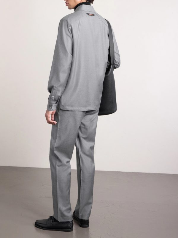 New Gate Virgin Wool Shirt - BK