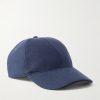 2.0 Logo-Print Wool-Blend Baseball Cap 2.0 Logo-Print Wool-Blend Baseball Cap