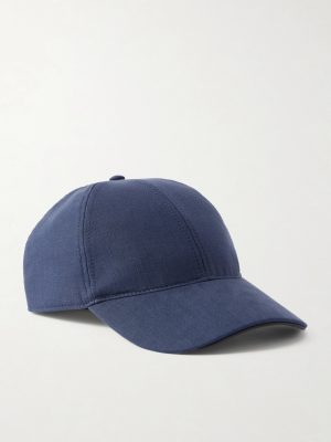 2.0 Logo-Print Wool-Blend Baseball Cap 2.0 Logo-Print Wool-Blend Baseball Cap