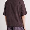 Button-Down Collar Printed Cotton Shirt - BK Button-Down Collar Printed Cotton Shirt - BK