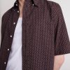 Button-Down Collar Printed Cotton Shirt - CU Button-Down Collar Printed Cotton Shirt - CU
