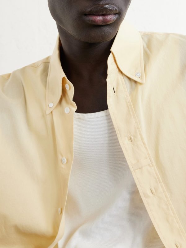 Button-Down Collar Cotton-Muslin Shirt - CU Button-Down Collar Cotton-Muslin Shirt - CU