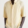 Button-Down Collar Cotton-Muslin Shirt - FR Button-Down Collar Cotton-Muslin Shirt - FR