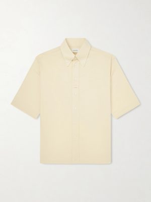 Button-Down Collar Cotton-Muslin Shirt Button-Down Collar Cotton-Muslin Shirt