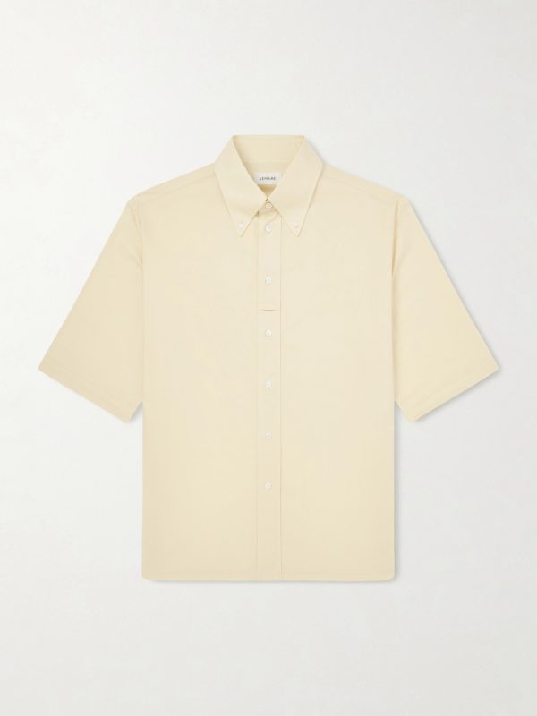 Button-Down Collar Cotton-Muslin Shirt Button-Down Collar Cotton-Muslin Shirt