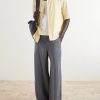 Button-Down Collar Cotton-Muslin Shirt - OU Button-Down Collar Cotton-Muslin Shirt - OU