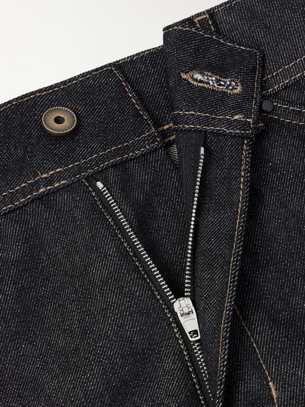 Twisted Barrel-Leg Organic Jeans - E1