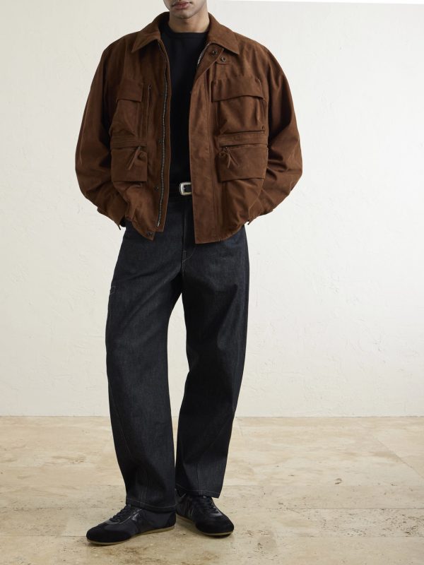 Twisted Barrel-Leg Organic Jeans - OU