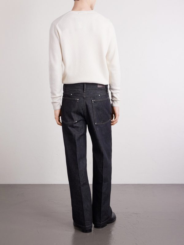 Wide-Leg Organic Jeans - BK Wide-Leg Organic Jeans - BK