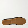 Leather-Trimmed Suede and Shell Sneakers - E1
