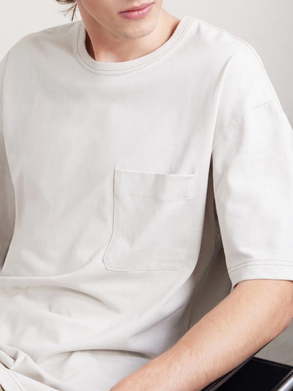 Cotton and Linen-Blend Jersey T-Shirt - CU