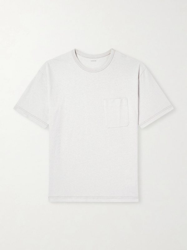 Cotton and Linen-Blend Jersey T-Shirt