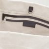 Leather-Trimmed Cotton-Canvas Tote Bag - E1