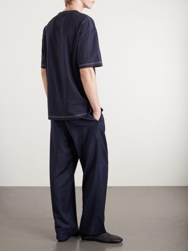 Cotton and Linen-Blend Jersey T-Shirt - BK Cotton and Linen-Blend Jersey T-Shirt - BK