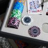Century Despatch Leather and Silver-Tone Poker Set - CU Century Despatch Leather and Silver-Tone Poker Set - CU
