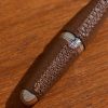 Leather-Trimmed Steel Corkscrew - CU Leather-Trimmed Steel Corkscrew - CU