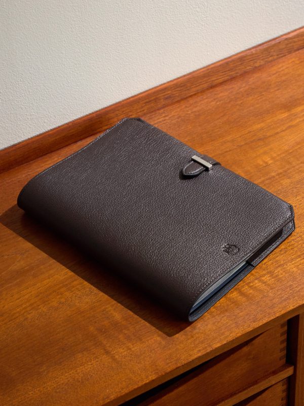 Century Logo-Debossed Full-Grain Leather Notebook Century Logo-Debossed Full-Grain Leather Notebook