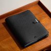 Century Logo-Debossed Full-Grain Leather Notebook