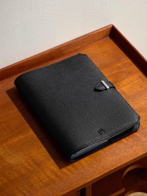 Century Logo-Debossed Full-Grain Leather Notebook Century Logo-Debossed Full-Grain Leather Notebook