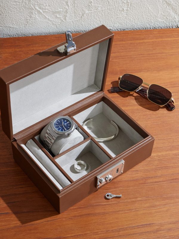 Century Leather Jewellery Box - OU Century Leather Jewellery Box - OU